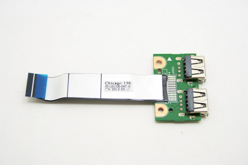 Плата с разъемами USB 35110CJ00-04T-G для ноутбука HP 630, 635, Compaq CQ57