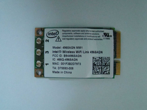 Модуль Wi-Fi Intel 4965AGN MM1