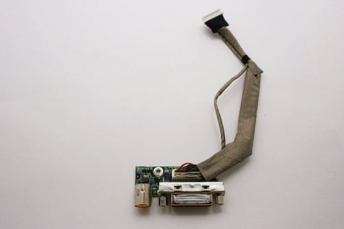 Плата с разъемами DVI, S-video 35-CP7100-C0 для ноутбука Fujitsu Siemens Amilo M3438G