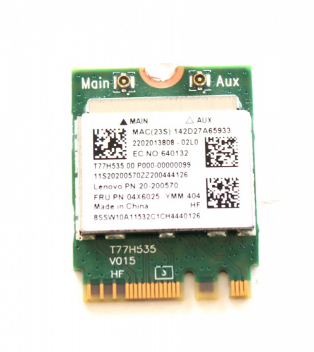 Модуль Wi-Fi < mini PCI-E> T77H535.00 Realtek RTL8723BE