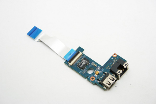 Плата с разъемами USB, RJ-45 48.4IH06.01M для ноутбука Lenovo B570, B570e
