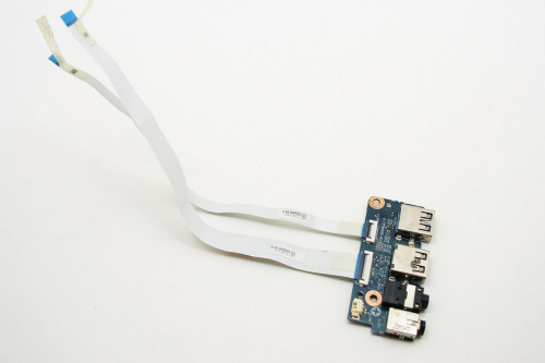 Плата с разъемами audio, USB 6-71-WA508-D02 для ноутбука DNS (0801007) WA50SHQ
