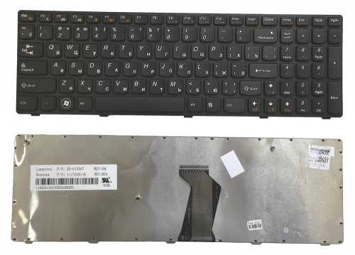 Клавиатура 25-013347 V-117020FS1 для ноутбука Lenovo Z570, B570, B590, V570, Z575, Новая