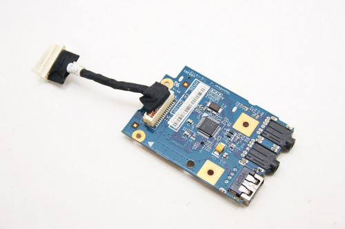 Плата Card reader с разъемами audio, USB 55.4UN02.001 для ноутбука Lenovo IdeaPad Z570