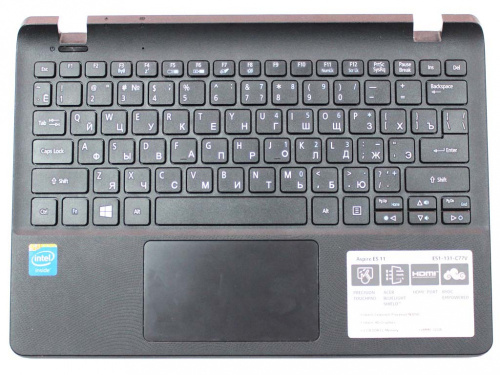 Верхняя панель с тачпадом и клавиатурой JTEEAZHK010010220045-03 для ноутбука Acer Aspire ES1-131
