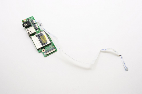 Плата Card reader с разъемами audio, USB 72R-NH5CU1-J120 для ноутбука IRU Jet 1525