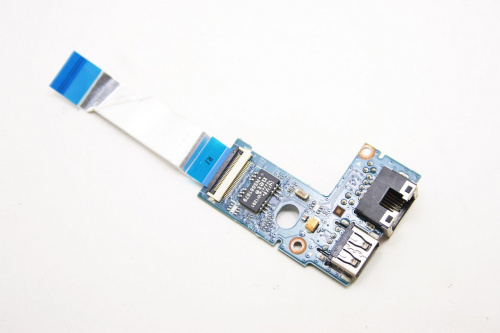 Плата с разъемом USB, LAN 55.4UN03.001 для ноутбука Lenovo IdeaPad Z570