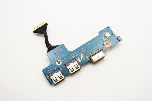 Плата включения с разъемами USB, VGA BA92-08665A для ноутбука Samsung NP305U1A