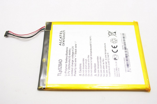 Аккумулятор TLp028AD, 3.7V 2820mAh для планшета Alcatel OneTouch Pixi 7 (Ориг.)