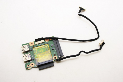 Плата Card Reader с разъемами USB SJM52 CARD READER/B A02 для ноутбука Packard Bell LL1