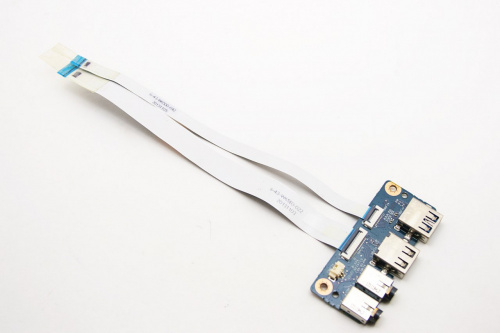 Плата с разъемами audio, USB 6-71-W6508-D05 для ноутбука DNS W650SH