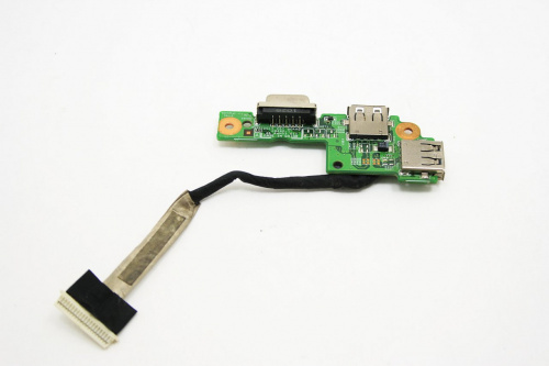 Плата с разъемами USB, VGA 48.4HH03.011 для ноутбука Dell Inspiron M5010, N5010