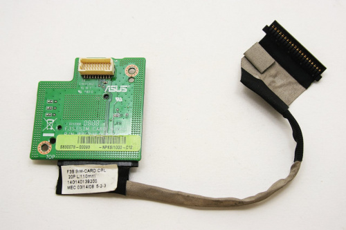Интерфейсная плата F3S SIM CARD BOARD, 08G23FS3020C для ноутбука ASUS F3S, X51, X53S, M51, Z53