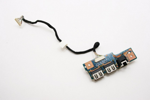 Плата с разъемами USB, Ethernet 48.4BU02.01M для ноутбука Packard Bell MS2288 EasyNote TJ75