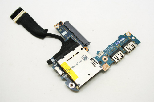 Плата с разъемами USB, Card reader, SATA LS-5143P для ноутбука Acer Aspire One D250