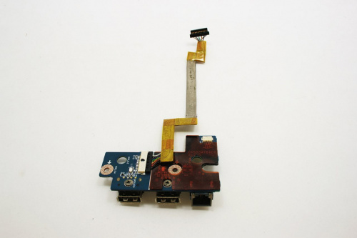 Плата с разъемами USB, RJ-11 DABD3ATB6D0 для ноутбука Toshiba Satellite A300D, P300D, P305D