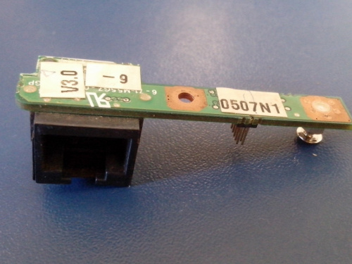 Плата с разъемом RJ45 6-71M55GZ-003 для ноутбука RoverBook Pro 400