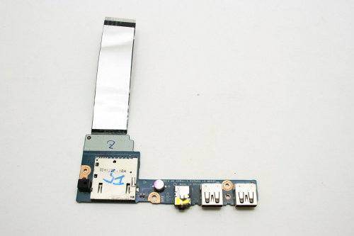 Плата с разъемами USB, audio, Card Reader LS-8953P для ноутбука Lenovo S405
