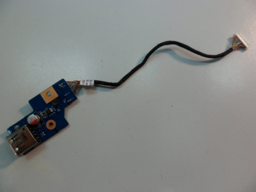 Плата с разъемом USB и кнопкой управления 48.4FX02.011 для ноутбука Acer Aspire 7336, 7540, 7736