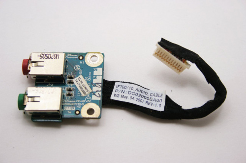 Плата с разъемами audio LS-354DP для ноутбука Compal FL90