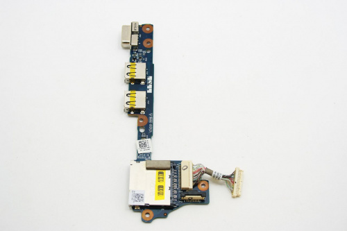 Плата с разъемами USB, VGA, card reader LS-5731P для ноутбука Dell Inspiron Mini 1012