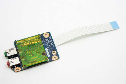Плата с разъемами audio и card reader LS-5753P для ноутбука Lenovo G560 G565 Z565