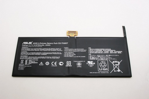 Аккумулятор C12-TF600T, 3.7V 6760mAh, 25Wh для планшета ASUS VivoTab RT TF600T/ TF600TG (Ориг.)