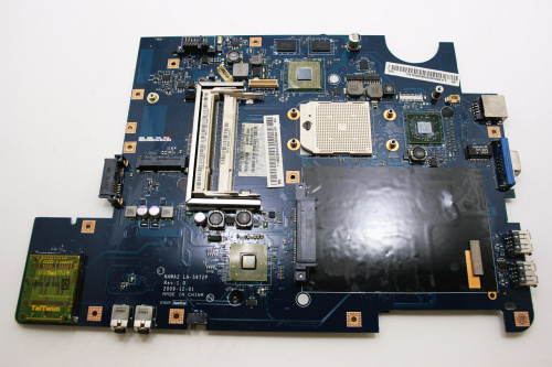 MB Compal LA-5972P NAWA2 Rev 1.0, 216-0749001 (HD 5470) плата для Lenovo G555 (неисправен 2001)