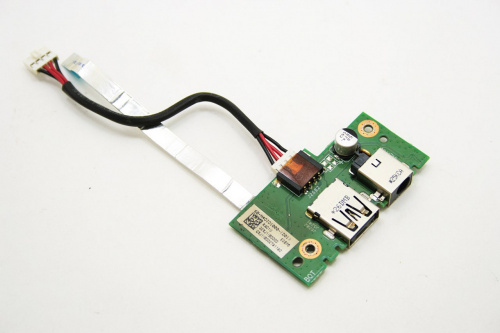 Плата питания с разъемом USB 60-N4OIO1000 для ноутбука ASUS X401, X501