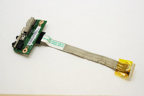 Плата с разъемами USB, audio 60-N4IIO1000, 3EKJ6IBJN00 для ноутбука ASUS N53D
