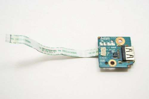 Плата с разъемом USB LS-5083P для ноутбука Lenovo G530 G550 G555