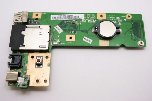 Плата питания с разъемами RJ-45, cardreader и USB 60-NXMDC1000-E01 для ноутбука ASUS K52F